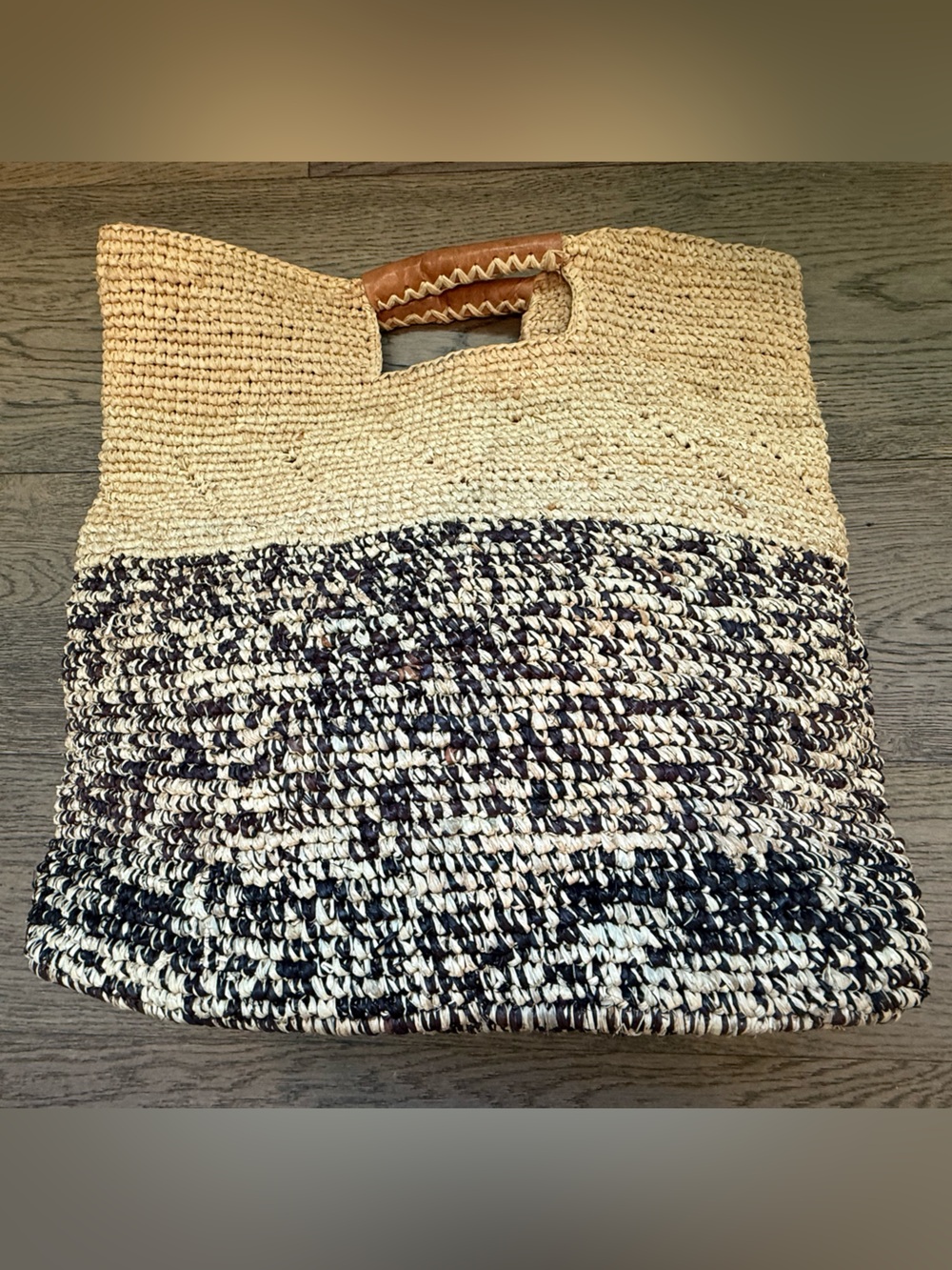 Able Raffia tote - Picture 4 of 12